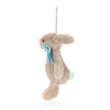 Jellycat-Bashful Beige Bunny Decoration