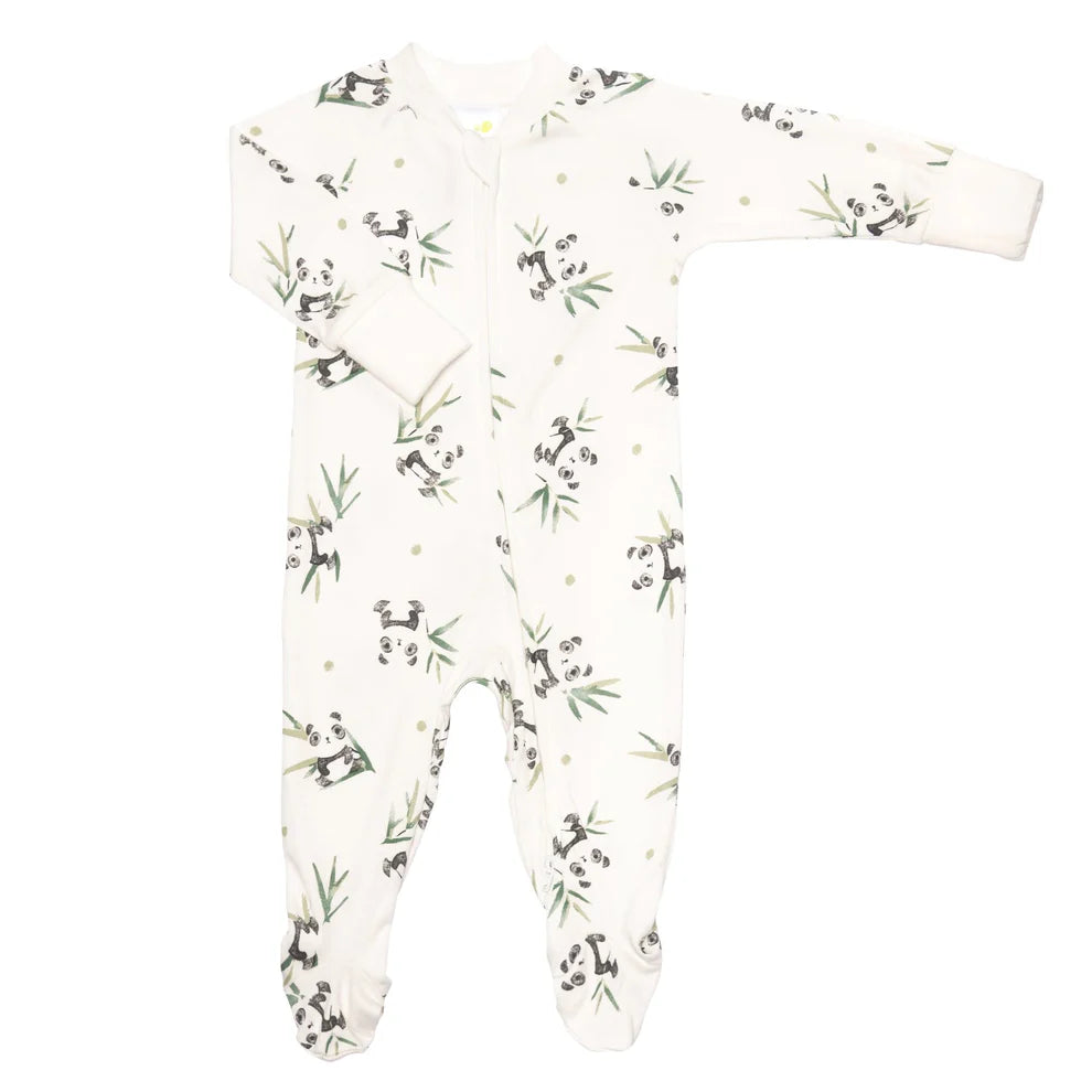 Bamboo Baby Pajamas - Pandas 18 months