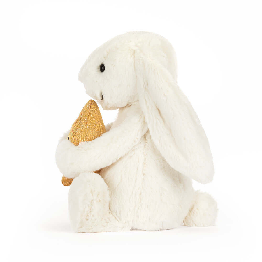 Peluche Jellycat Lapin crème et étoile | Peluche pour enfant | Boutique Chat Perché