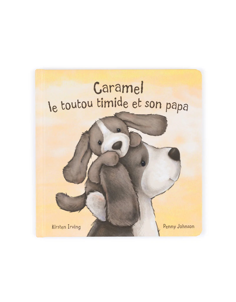 BOOK - CARAMEL THE SHY DOGGY AND HIS DADDY - JELLYCAT