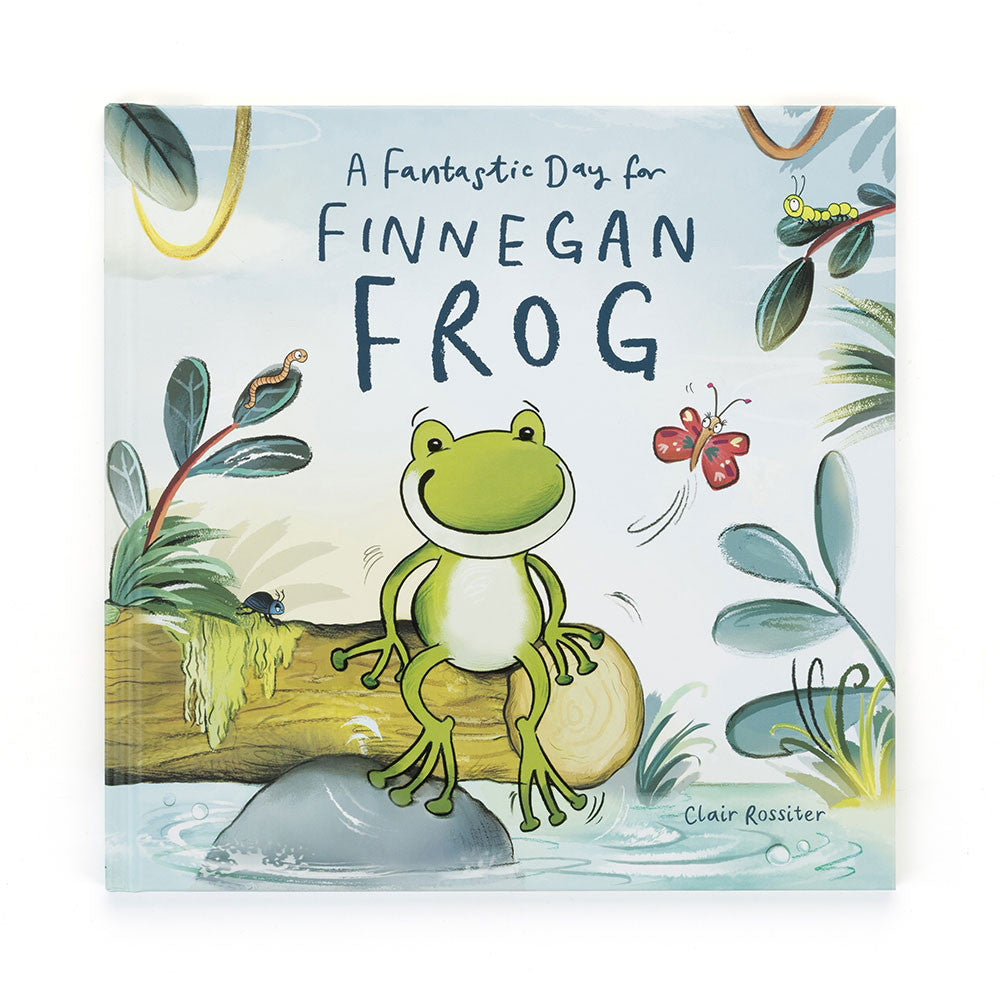 Jellycat- A Fantastic Day for Finnegan Frog Book