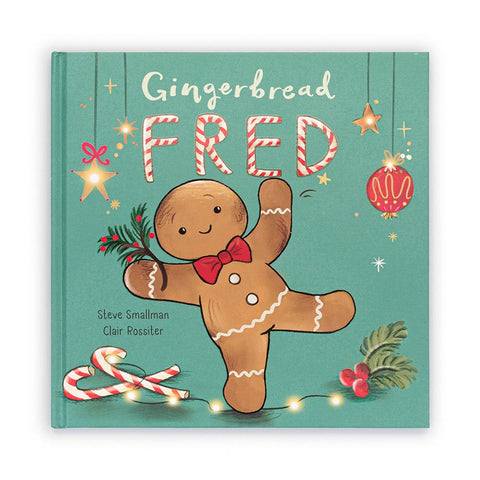 Jellycat-Gingerbread Fred Book