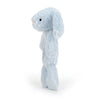 Jellycat - Hochet Lapin Bashful Bleu