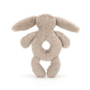 Jellycat - Hochet Lapin Bashful Beige