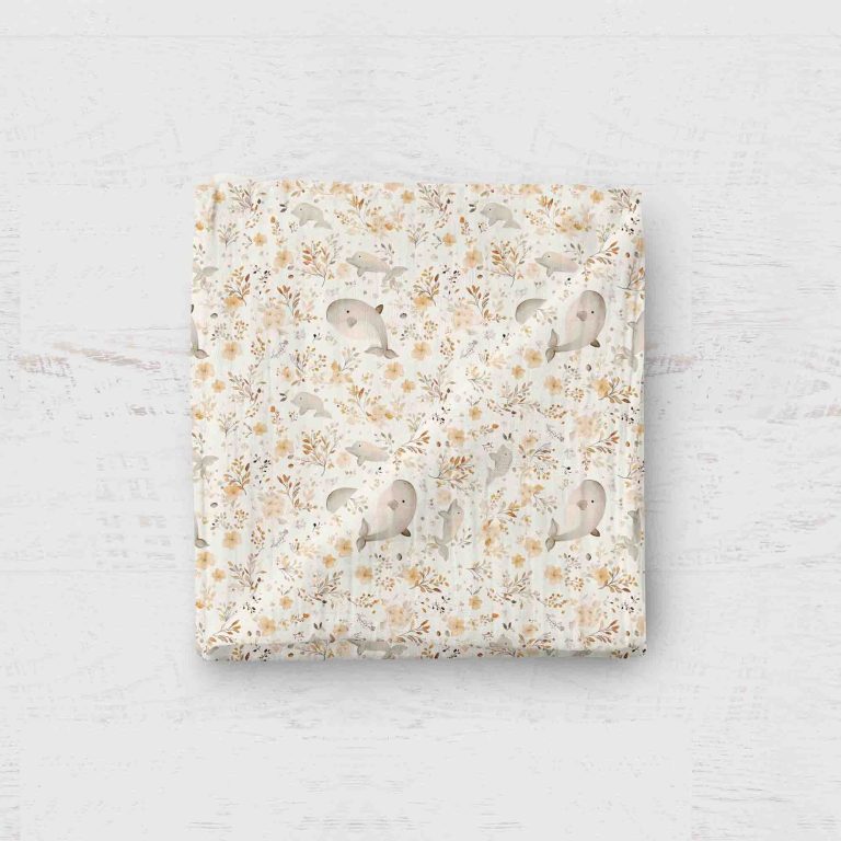 bébé o chaud-mousseline baleine boho