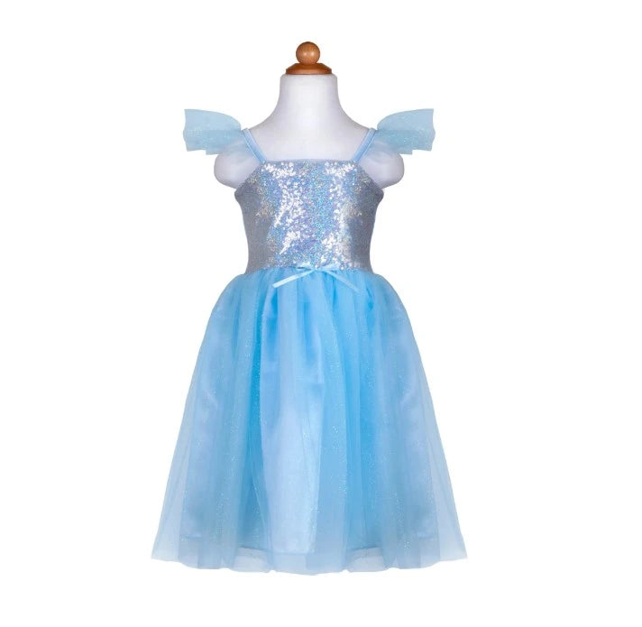 robe princesse bleu 3-4 ans
