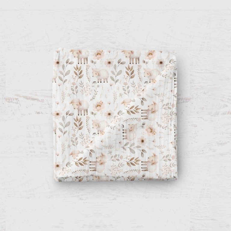 baby o warm-muslin sheep