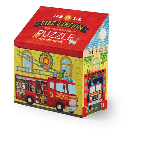 puzzle caserne de pompier  24 mcx