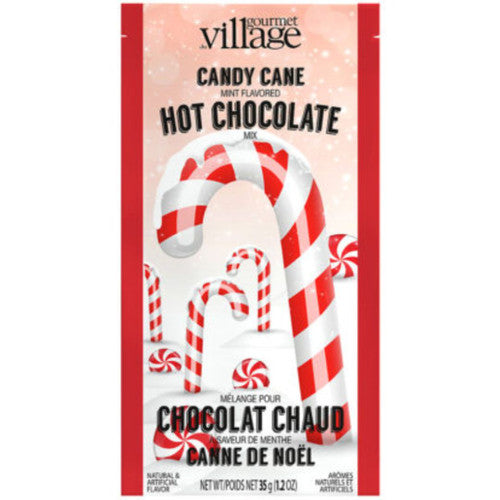 Village gourmet - hot chocolate, Christmas candy cane