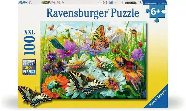 Ravensburger-Le monde merveilleux des insectes 100 mcx XXL