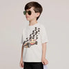 T-shirt blanc cassé Grand Prix