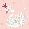 Cygne princesse - Cadre inclus (3.7" x 3.7" - 9.5cm x 9.5cm)