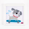 Planche à roulette et woof - Cadre inclus (3.7" x 3.7" - 9.5cm x 9.5cm)