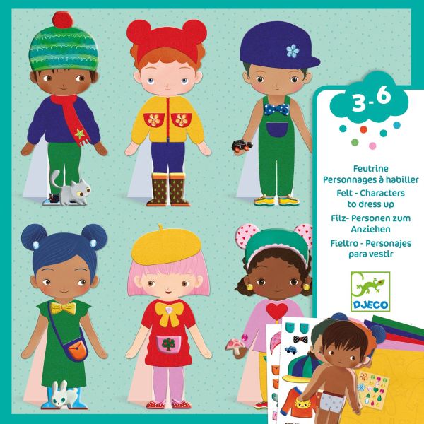 Djeco-Collage / S habiller de douceur