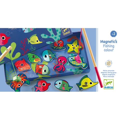 Djeco 01653 Colorful Magnetic Fishing