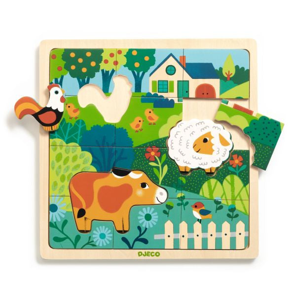 Wooden puzzle / Puzzlo farm