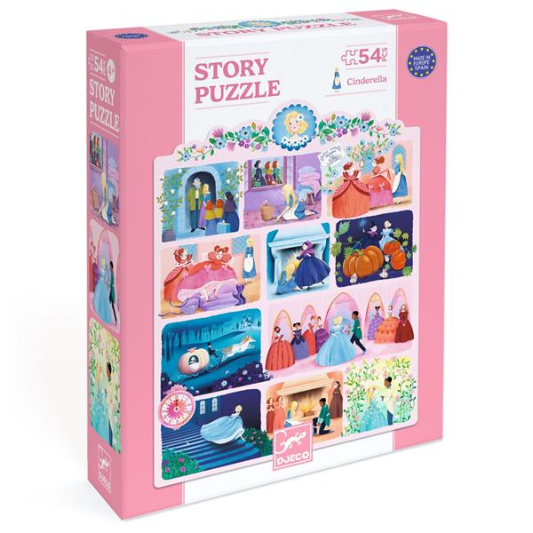 Puzzle histoire / Cendrillon / 54 pcs