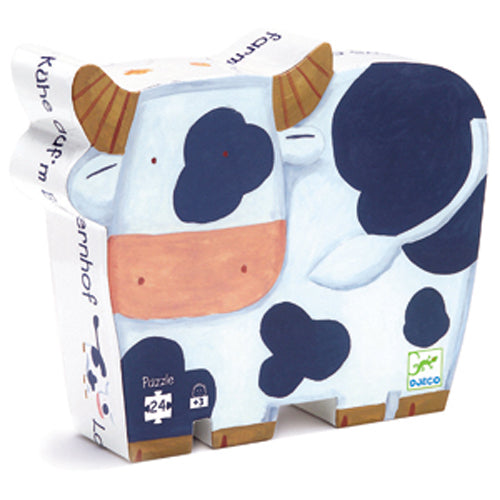 Puzzle silhouette / Vache / 24 pcs