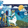Puzzle silhouette / Le chevalier de la pleine lune / 36 pcs