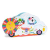Puzzle silhouette / Voiture nuage - 16 pcs