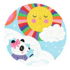 Puzzle silhouette / Voiture nuage - 16 pcs