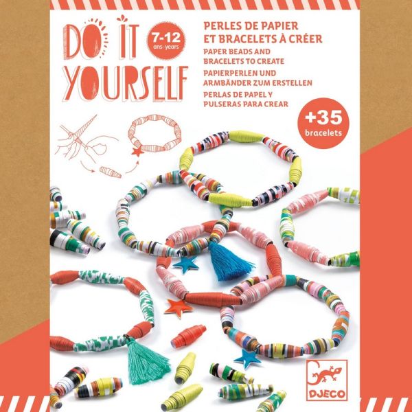 DIY / Pop et acidulés ; perles de papier et bracelets