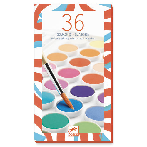 36 gouache tablets