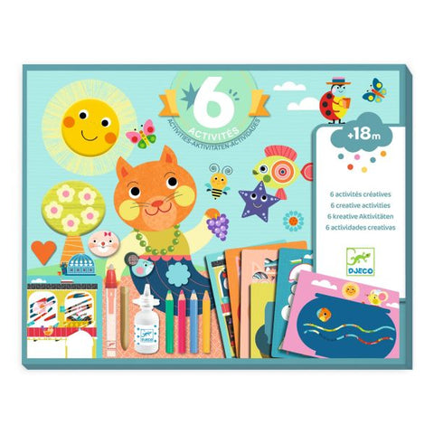 Djeco-Activity box / The cat and his friends