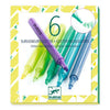 6 surligneurs glitter / Mojito