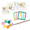 Cartes à peindre / Jardin Féérique
