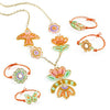 DIY / Bijoux en plastique magique / Plume et lotus