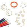 DIY / Bijoux en plastique magique / Plume et lotus