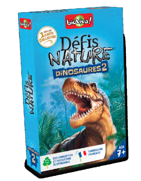 Défis Nature / Dinosaures 2 BLEU (Nouvelle version)