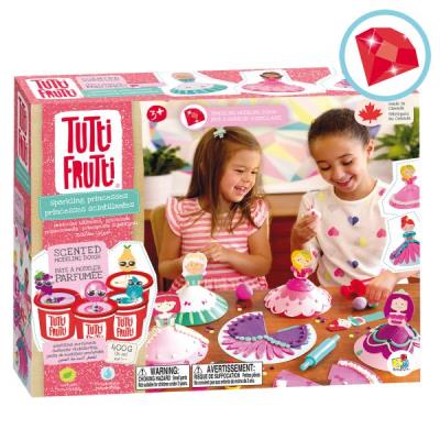 Pâte à modeler Tutti Frutti - Princesses scintillantes