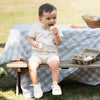 Petit lem-Ensemble chemise popeline et short en chambray 3 mois