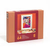 Atelier 64 - Canevas - Fauve, initiation au canevas moderne avec illustration colorée, kit créatif.