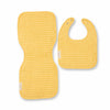 Reversible Bib + Anti-Regurgitation Wipes Set yellow