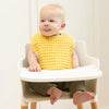 Reversible Bib + Anti-Regurgitation Wipes Set yellow