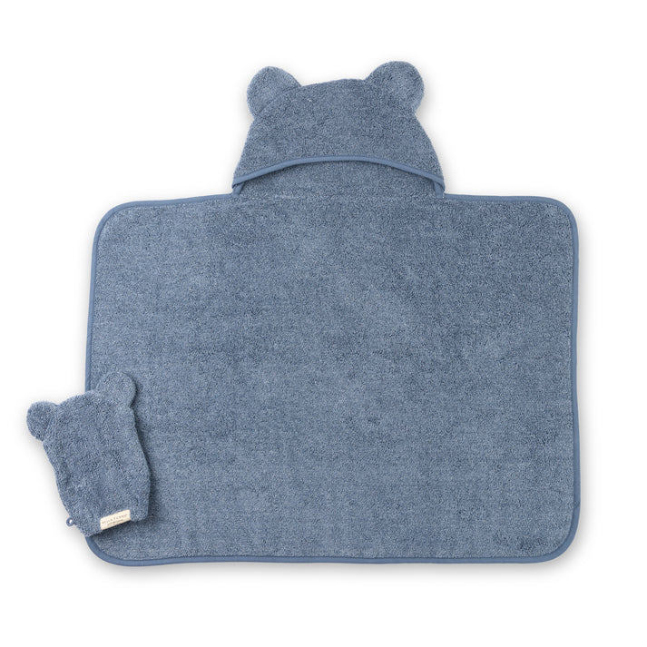 Bella Tunno-Set Hooded Towel + Rain Washcloth