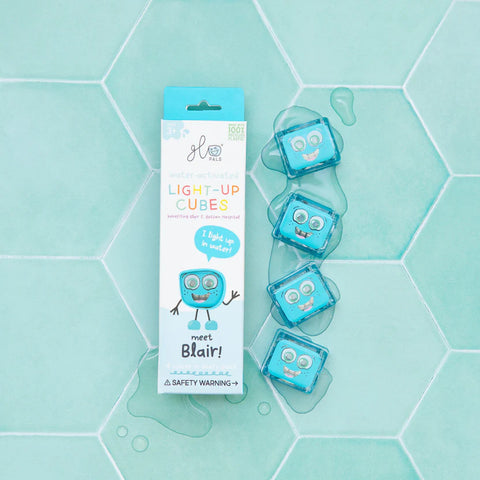 Cubes d'activités lumineux pour le bain Glo Pals - Blair