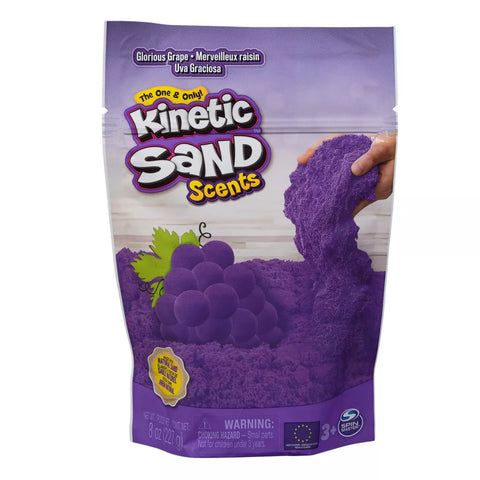 Kinetic Sand - 8 oz Sac de sable parfumé Raisin