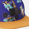 Casquette bleu imprimé camions