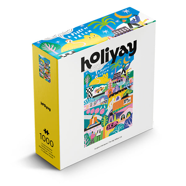 Holiyay-1000pc, The Big Yellow Cat, Guillaume Denault