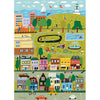 puzzle 1000 mcx ballade citadine avec une illustration colorée de la vie urbaine et d'activités récréatives.