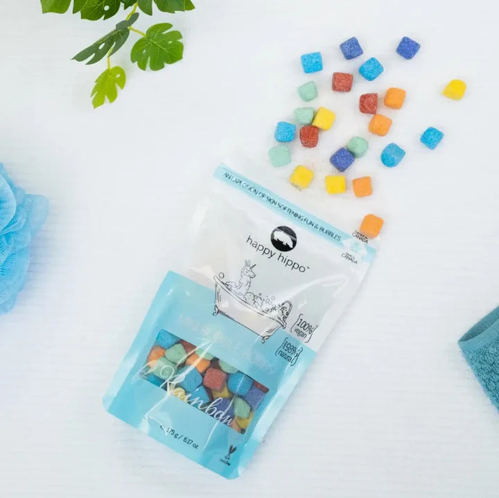 Happy hippo-mini bombe de bain arc-en-ciel