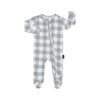 Belanj-pyjama denim plaid 3-6mois