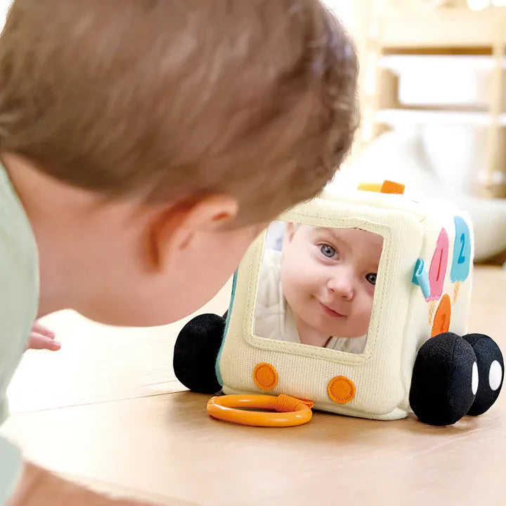 Hape-Camion de crème glacée sensoriel – Jouet d’éveil - tous âges