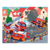 Firefighters Pin Pon Puzzle | 24 pieces with carrying case and poster – educational game for children