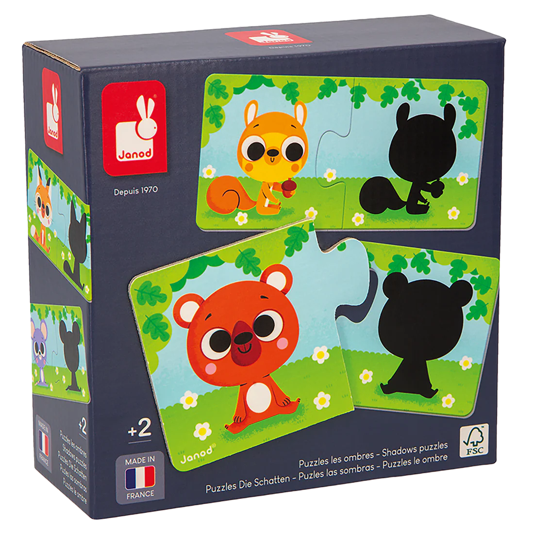 Janod-CASSE-TÊTES - LES ANIMAUX ET LEUR OMBRE