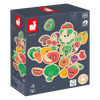 Janod-AIMANTS FRUITS & LÉGUMES - 24pcs